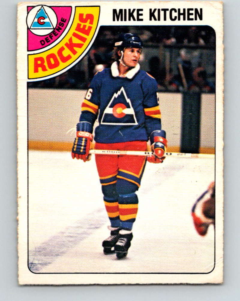1978-79 O-Pee-Chee #338 Mike Kitchen  Colorado Rockies  8637 Image 1