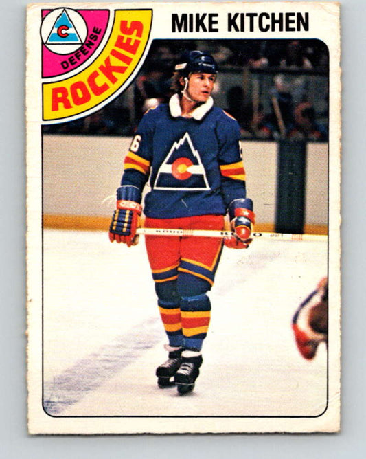1978-79 O-Pee-Chee #338 Mike Kitchen  Colorado Rockies  8637 Image 1