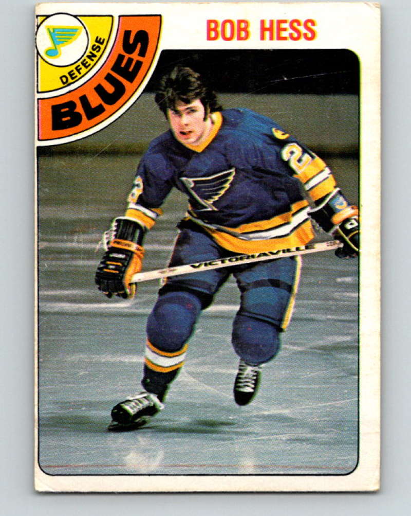 1978-79 O-Pee-Chee #358 Bob Hess  St. Louis Blues  8657 Image 1