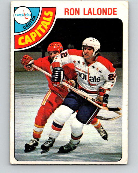 1978-79 O-Pee-Chee #371 Ron Lalonde  Washington Capitals  8670 Image 1