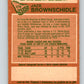 1978-79 O-Pee-Chee #379 Jack Brownschidle  RC Rookie St. Louis Blues  8678 Image 2
