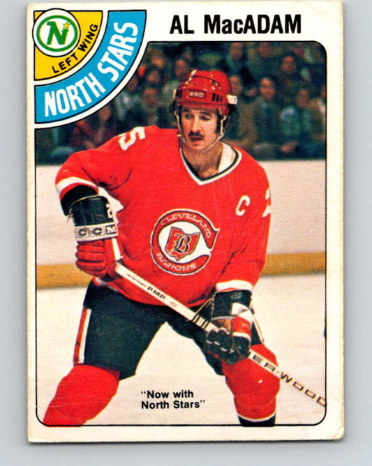 1978-79 O-Pee-Chee #381 Al MacAdam  Minnesota North Stars  8680 Image 1