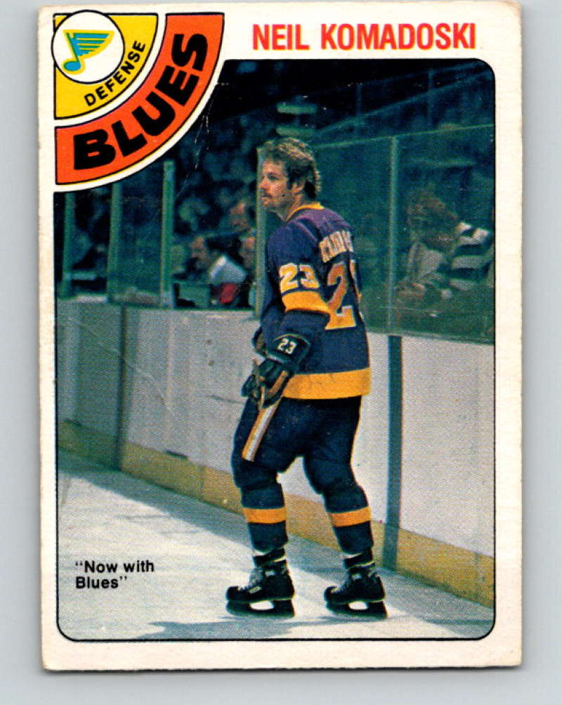 1978-79 O-Pee-Chee #382 Neil Komadoski  St. Louis Blues  8681 Image 1