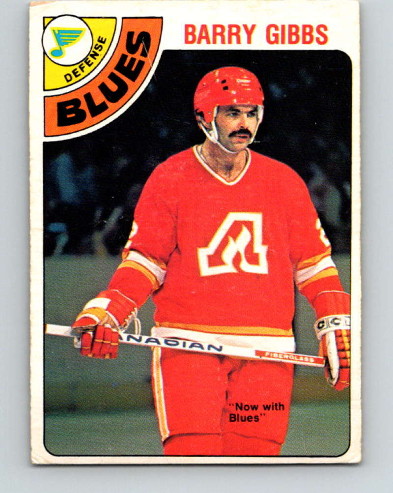 1978-79 O-Pee-Chee #390 Barry Gibbs  St. Louis Blues  8689