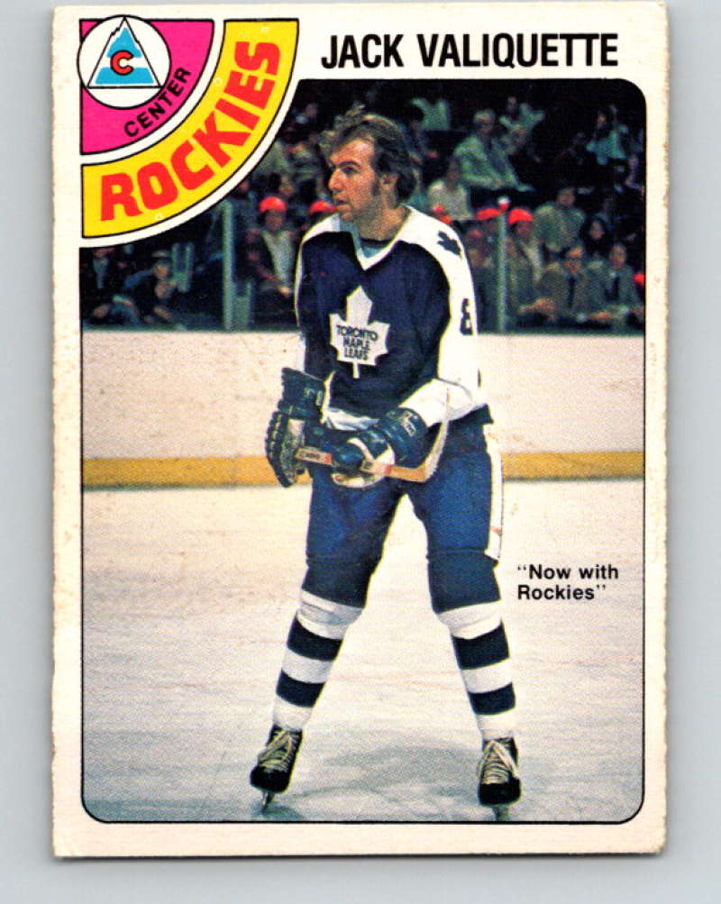 1978-79 O-Pee-Chee #391 Jack Valiquette  Colorado Rockies  8690 Image 1
