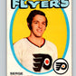 1971-72 O-Pee-Chee #19 Serge Bernier  RC Rookie Philadelphia Flyers  8714