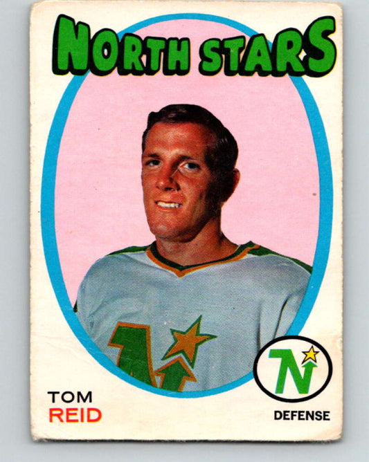 1971-72 O-Pee-Chee #21 Tom Reid  Minnesota North Stars  8716