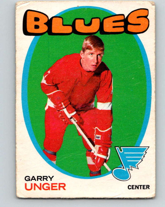 1971-72 O-Pee-Chee #26 Garry Unger  St. Louis Blues  8721