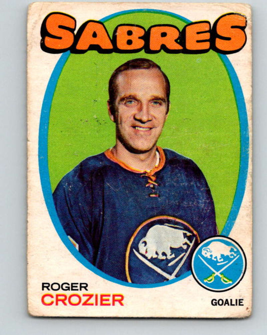1971-72 O-Pee-Chee #36 Roger Crozier  Buffalo Sabres  8731