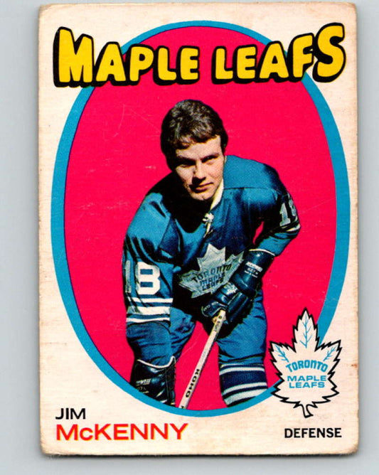 1971-72 O-Pee-Chee #43 Jim McKenny  RC Rookie Toronto Maple Leafs  8738