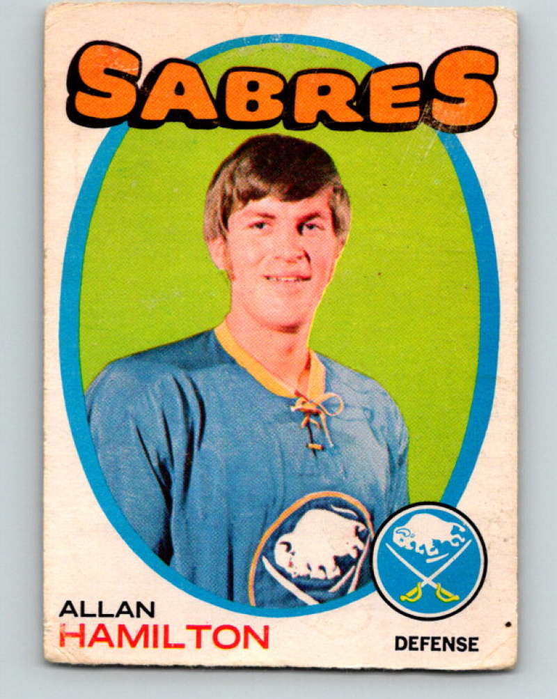 1971-72 O-Pee-Chee #49 Al Hamilton  Buffalo Sabres  8744