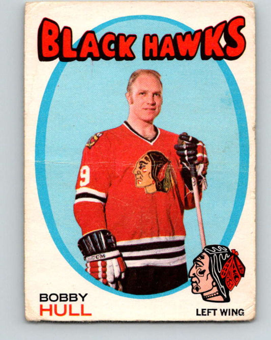 1971-72 O-Pee-Chee #50 Bobby Hull  Chicago Blackhawks  8745