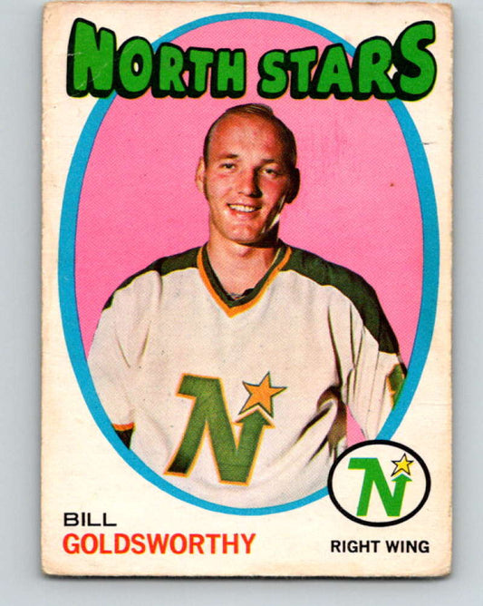 1971-72 O-Pee-Chee #55 Bill Goldsworthy  Minnesota North Stars  8750