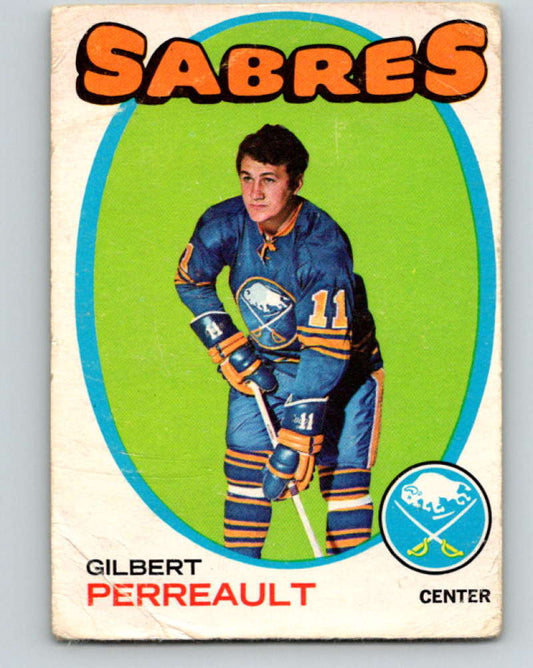 1971-72 O-Pee-Chee #60 Gilbert Perreault  Buffalo Sabres  8755