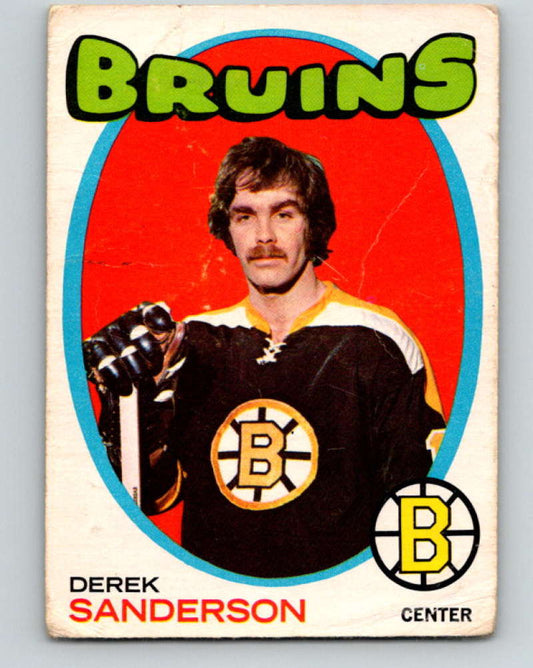 1971-72 O-Pee-Chee #65 Derek Sanderson  Boston Bruins  8760