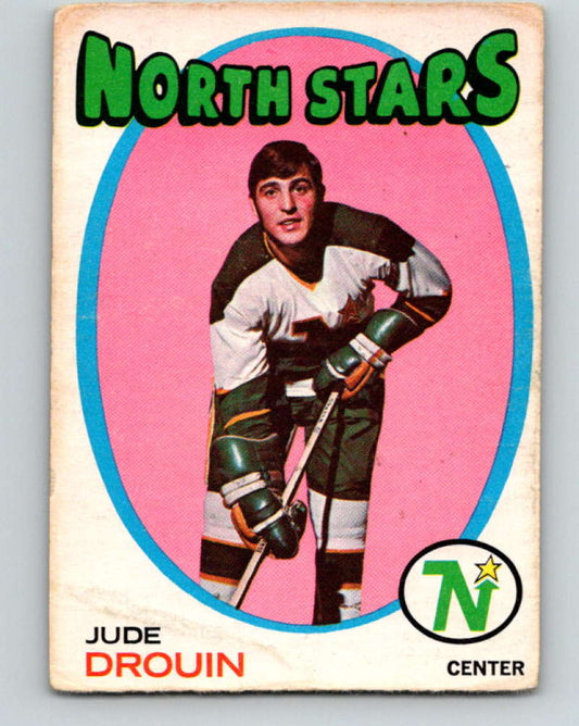 1971-72 O-Pee-Chee #68 Jude Drouin  Minnesota North Stars  8763