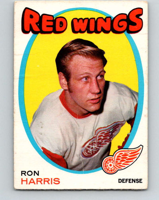 1971-72 O-Pee-Chee #70 Ron Harris  Detroit Red Wings  8765 Image 1
