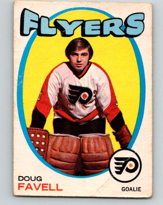1971-72 O-Pee-Chee #72 Doug Favell  Philadelphia Flyers  8767