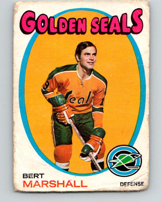 1971-72 O-Pee-Chee #73 Bert Marshall  California Golden Seals  8768 Image 1