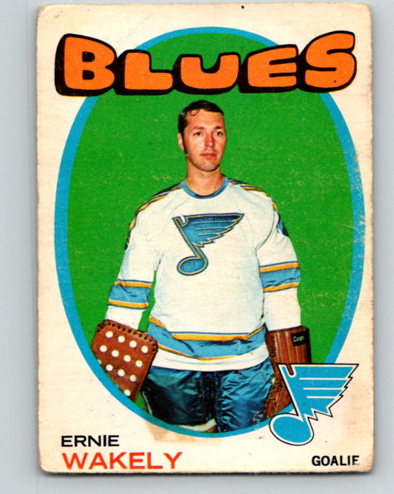 1971-72 O-Pee-Chee #81 Ernie Wakely  St. Louis Blues  8776