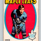 1971-72 O-Pee-Chee #92 Mike Pelyk  Toronto Maple Leafs  8787