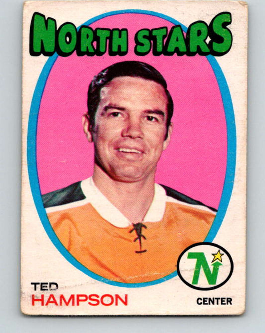 1971-72 O-Pee-Chee #101 Ted Hampson  Minnesota North Stars  8796