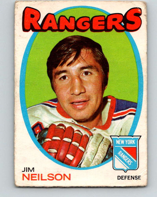 1971-72 O-Pee-Chee #112 Jim Neilson  New York Rangers  8807