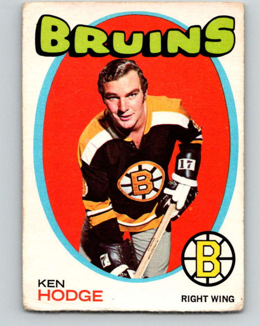 1971-72 O-Pee-Chee #115 Ken Hodge  Boston Bruins  8810