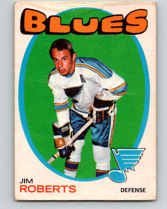 1971-72 O-Pee-Chee #116 Jim Roberts  St. Louis Blues  8811