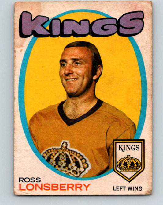 1971-72 O-Pee-Chee #121 Ross Lonsberry  Los Angeles Kings  8816