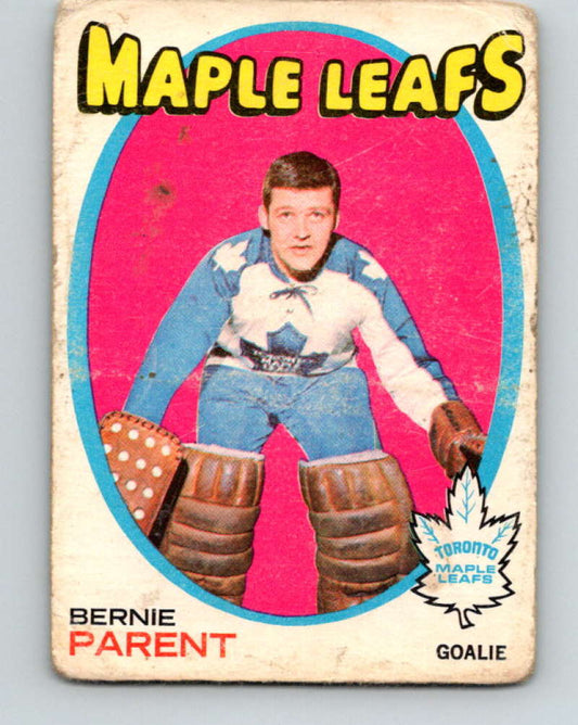 1971-72 O-Pee-Chee #131 Bernie Parent  Toronto Maple Leafs  8826