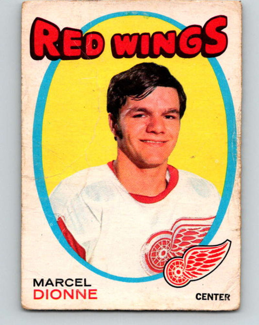 1971-72 O-Pee-Chee #133 Marcel Dionne  RC Rookie Detroit Red Wings  8828