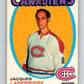 1971-72 O-Pee-Chee #144 Jacques Laperriere  Montreal Canadiens  8839 Image 1