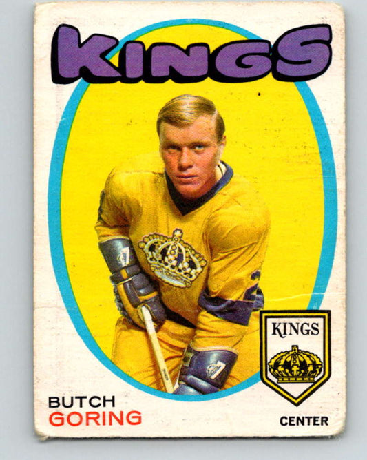 1971-72 O-Pee-Chee #152 Butch Goring  RC Rookie Los Angeles Kings  8847