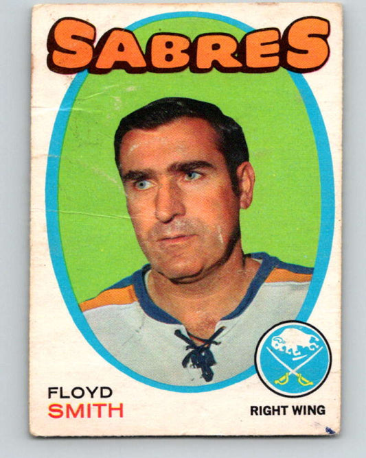 1971-72 O-Pee-Chee #158 Floyd Smith  Buffalo Sabres  8853