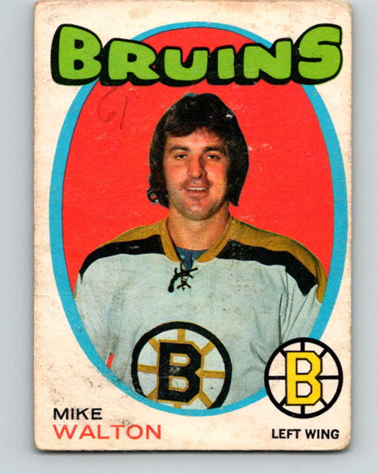 1971-72 O-Pee-Chee #171 Mike Walton  Boston Bruins  8866 Image 1