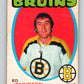 1971-72 O-Pee-Chee #172 Ed Johnston  Boston Bruins  8867