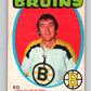 1971-72 O-Pee-Chee #172 Ed Johnston  Boston Bruins  8867