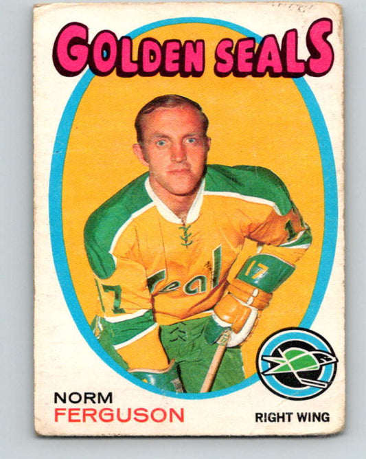 1971-72 O-Pee-Chee #179 Norm Ferguson  California Golden Seals  8874
