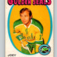 1971-72 O-Pee-Chee #182 Joey Johnston  RC Rookie California Golden Seals  8877 Image 1