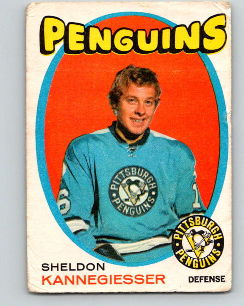 1971-72 O-Pee-Chee #190 Sheldon Kannegiesser  RC Rookie  8885