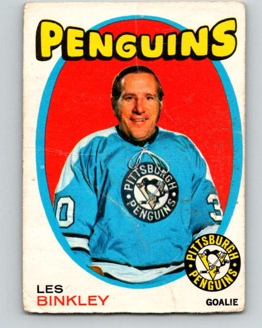 1971-72 O-Pee-Chee #192 Les Binkley  Pittsburgh Penguins  8887
