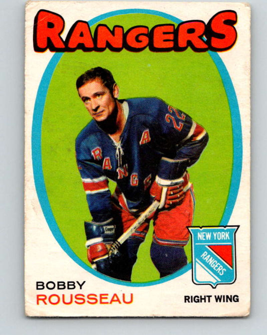 1971-72 O-Pee-Chee #218 Bobby Rousseau  New York Rangers  8913