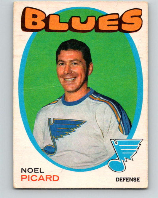 1971-72 O-Pee-Chee #224 Noel Picard  St. Louis Blues  8919