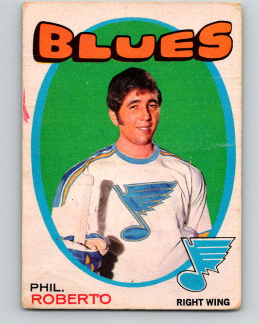1971-72 O-Pee-Chee #228 Phil Roberto  RC Rookie St. Louis Blues  8923
