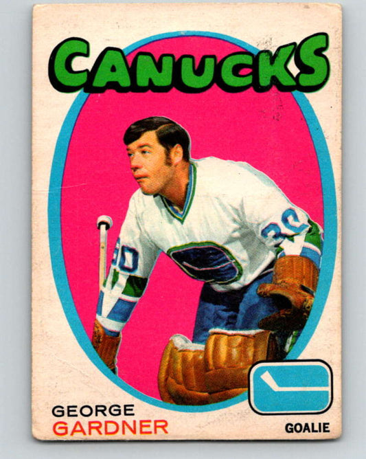 1971-72 O-Pee-Chee #235 George Gardner  Vancouver Canucks  8930 Image 1