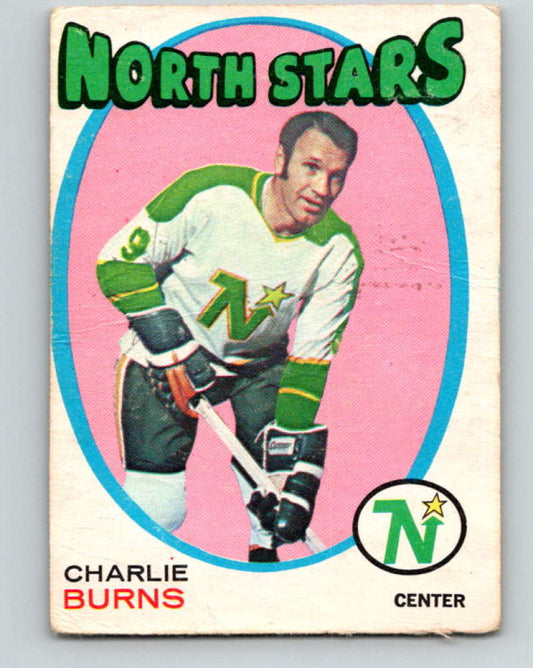 1971-72 O-Pee-Chee #238 Charlie Burns  Minnesota North Stars  8933