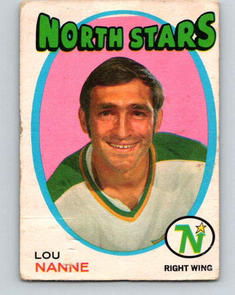 1971-72 O-Pee-Chee #240 Lou Nanne  Minnesota North Stars  8935