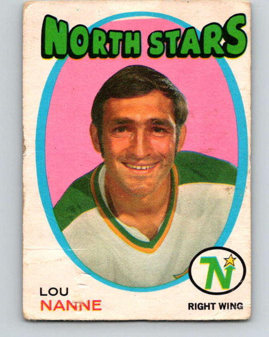 1971-72 O-Pee-Chee #240 Lou Nanne  Minnesota North Stars  8935