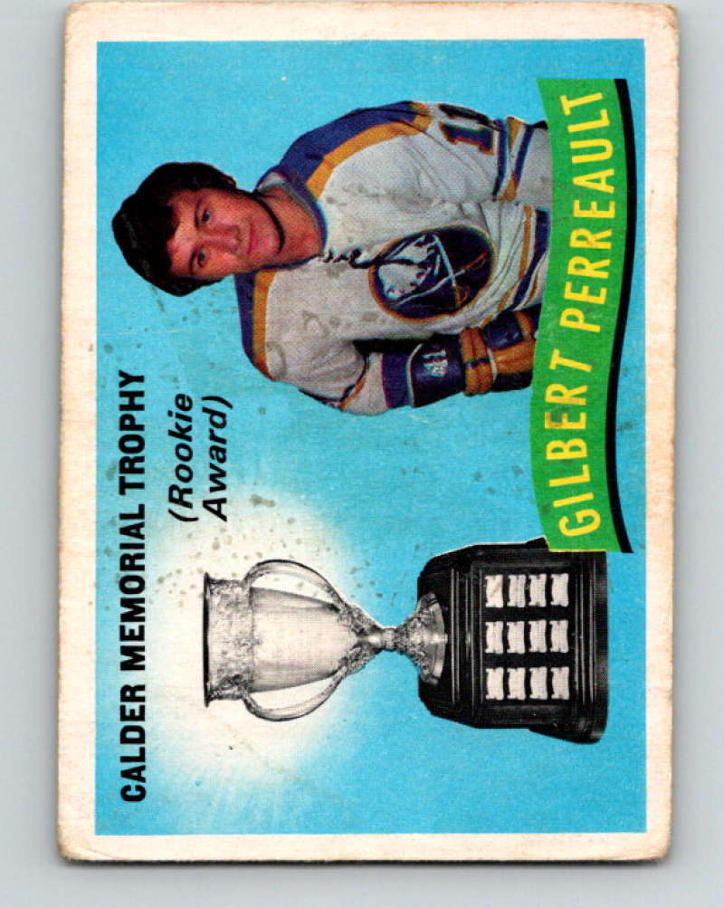 1971-72 O-Pee-Chee #246 Gilbert Perreault TR  Buffalo Sabres  8941